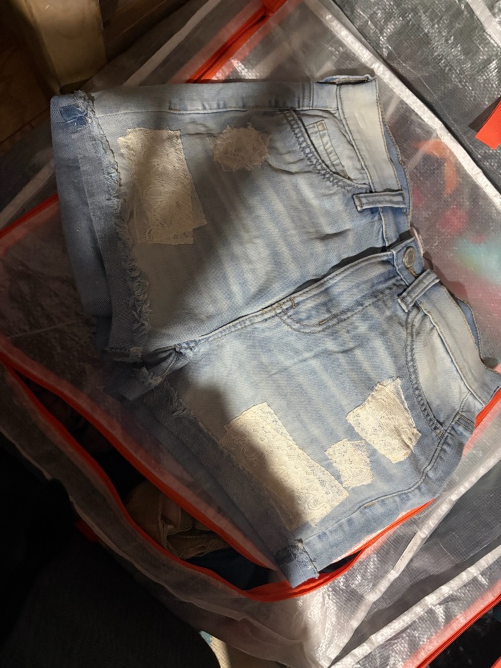 Lot of 2 prs of shorts from Kohls
Juniors - XS - added lace